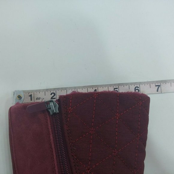 Lands End Womens‎ 489293 Suede Quilted Boots 6.5D - Picture 9 of 11